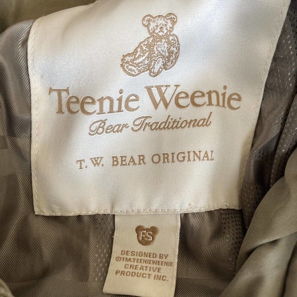 Tweenie Weenie Olive Green Jacket Hooded Size Petite Small - Picture 9 of 10